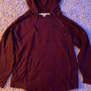 Maroon Victoria’s Secret PINK Large hoodie